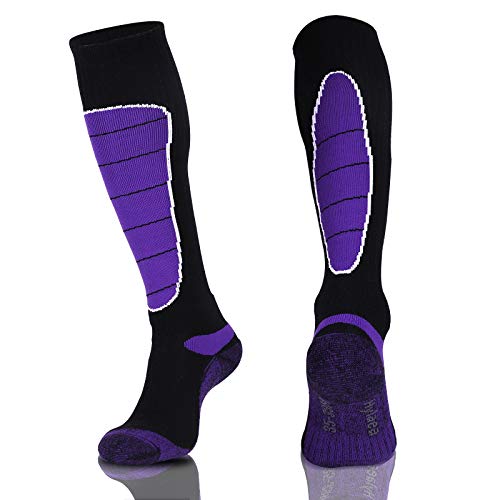 Hylaea Merino Wool Ski Socks, Cold Weather Socks for Snowboarding, Snow, Winter, Thermal Knee-high...