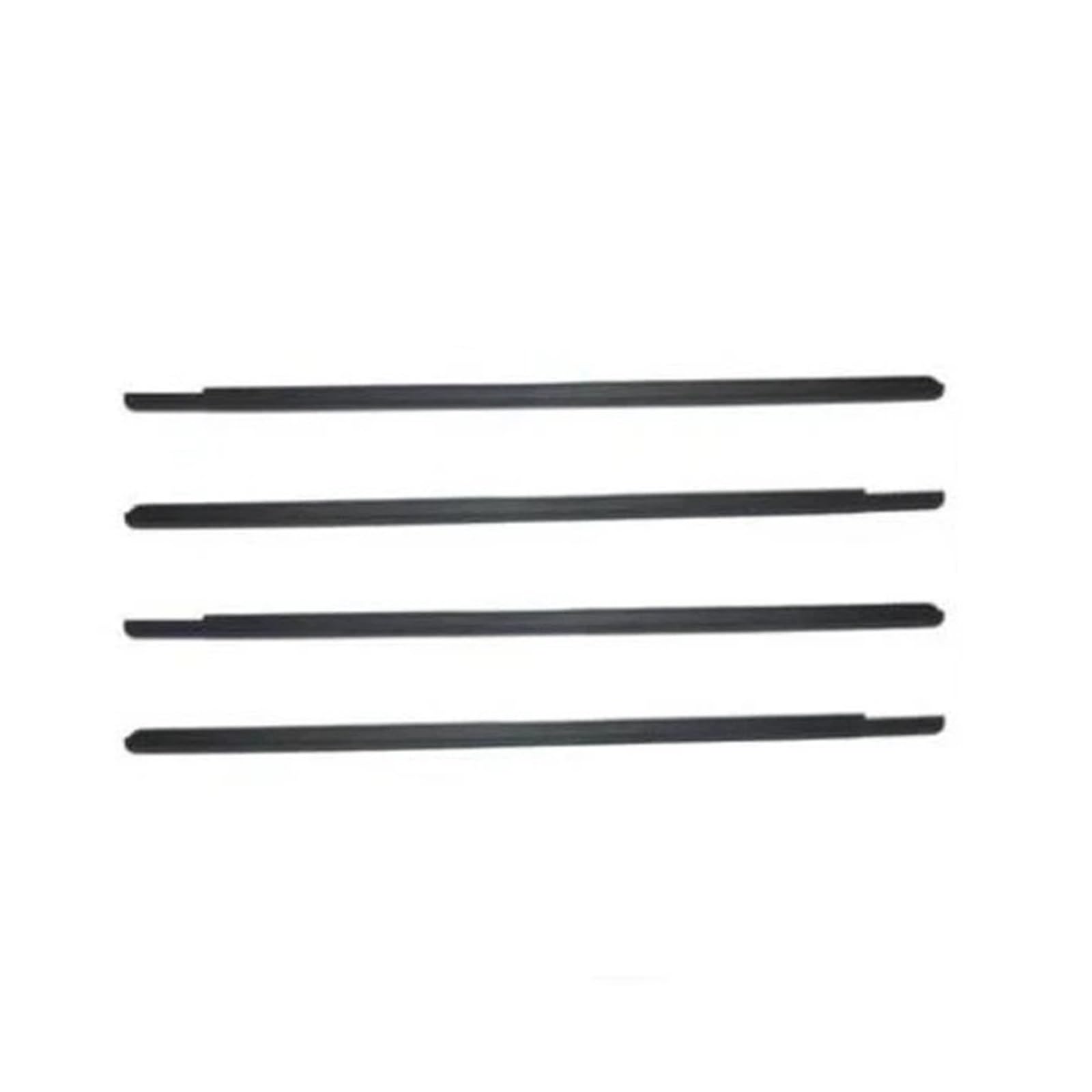 Lkhjdbiy One Color Car Edge Fit For X-Trail T31 2008-2013 Window Glass Weather Strips 4 Pieces 80821-1Da0a Outside Windows Rubber Seal