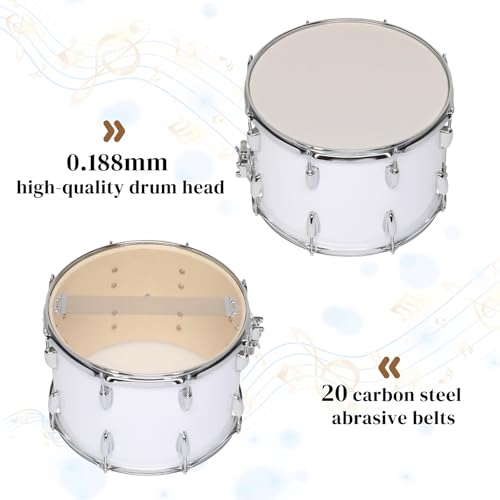 image for Ktaxon 14 x10 inches Marching Drum, Snare Drums Suitable for Students 