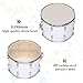 Ktaxon 14 x10 inches Marching Drum, Snare Drums Suitable for Students with Pair of Drumsticks, Key, and Strap (White)