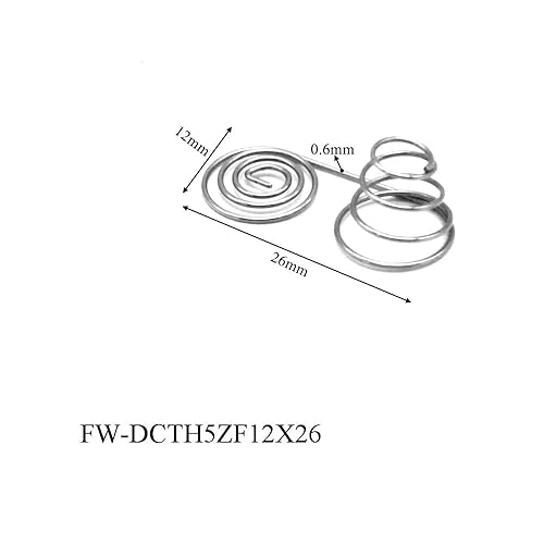 Miniatura 7 de 5 bobinas negativas y positivas de batería AA, resorte de alambre de níquel, FW-DCTH7ZF8X23
