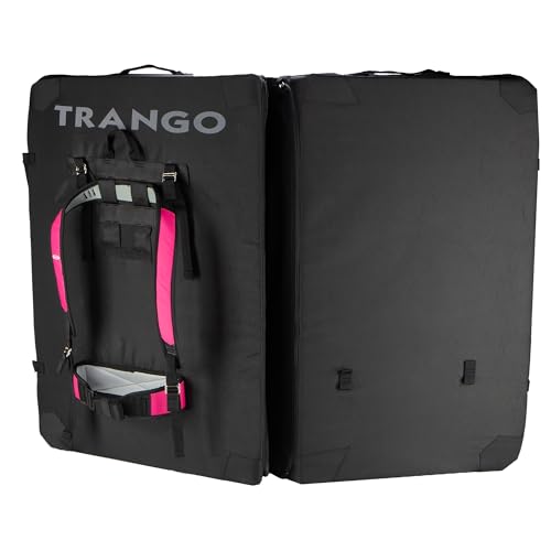 TRANGO Project Cumulus Crash Pad (Magenta, 120x91x11cm) | Rock Climbing Bouldering Accessories - Thumbnail 5