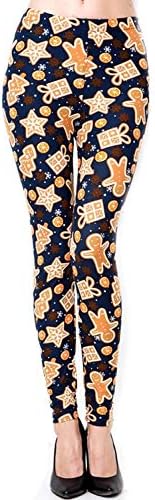 New Mix Trendy U Women's Buttery Soft Leggings, One Size Gingerbread