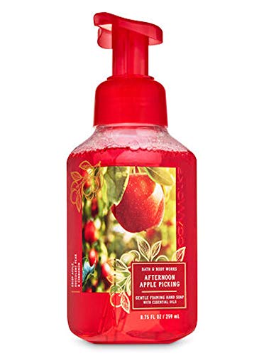 White Barn Candle Company Bath and Body Works Gentle Foaming Hand Soap - 8.75 fl oz - Many Scents! (Afternoon Apple Picking - Apple Pear Cinnamon)