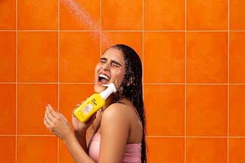 Image of OH DAMP Shower Spray Moisturiser, Lightweight In-Shower Body Moisturizer with Meadowfoam Seed Oil, Shea Butter and Vitamin E, Quick Absorbing Formula for Soft Glowing Skin