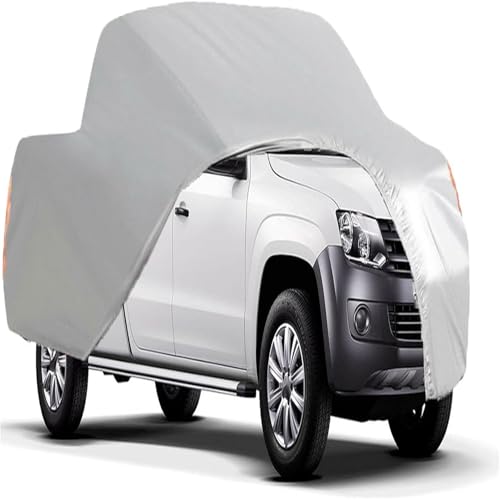 Image of Pickup Truck Cover Universal All Weather Heavy Outdoor Replacement for Pickup Truck up to 210 L x 70 W x 65 H Inch