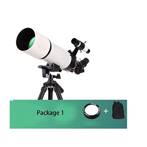 Telescopio para principiantes 80 mm con tripode ajustable miniatura 2