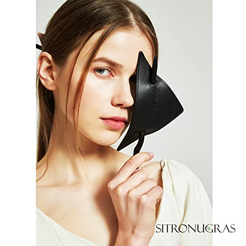 Sitronugras Leather Vintage Hair Barrette With Stick，Ponytail Barrette For Women Girls, Hair Clip With Wooden Stick/Pin For Thick Medium Hair,Leather Hair Accessories… #TOP2