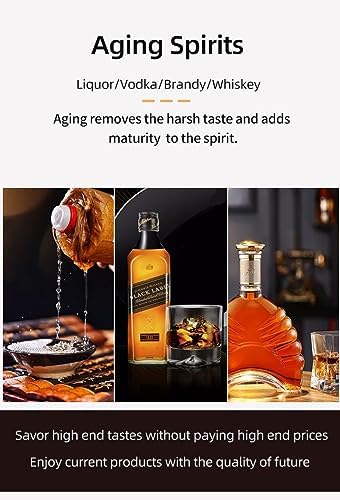 Aireador de vino eléctrico, decantador de vino ultrasónico para vino tinto, whisky de roble, vodka, sake, vino blanco, champán, regalo inteligente para los amantes del vino