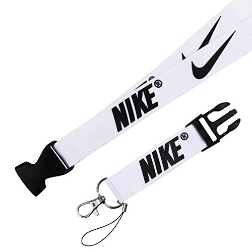 3 Pack Red Black White Gray Lanyard for Men Sport Cruise ID Badge Polder Phone Whistle Wallet Keychain Breakaway Lanyard for Kids Women