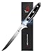 TUO Ausbeinmesser Filetiermesser 18cm Klingenlänge Flexibles Messer für Fisch Filleting Küchenmesser Deutscher Edelstahl-Black Hawk S Series