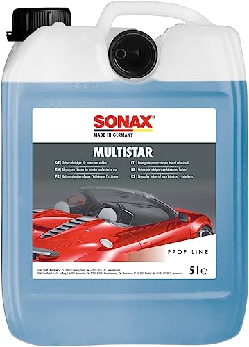 Sonax Profiline Multistar 5 L, Detergente Universale Per La Pulizia Del Veicolo (Interno Ed Esterni), Art.N. 06275050