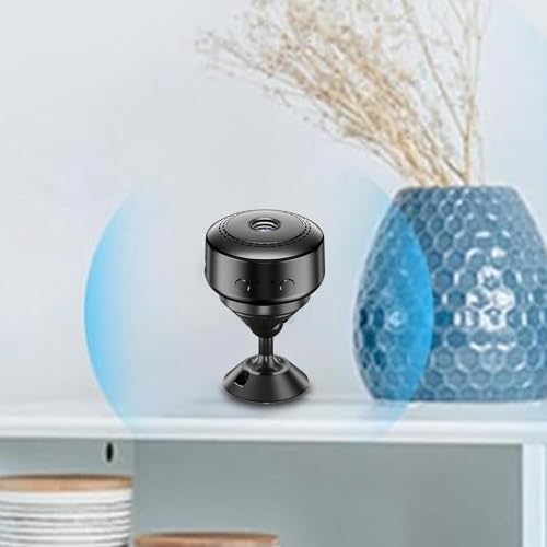 SVCEQZE Caméras sans Fil pour la sécurité Domestique, caméra de sécurité sans Fil - Night Vision Security Smart House Camera | Cam d'alarme à la Maison intérieure avec Application de téléphone à – Image 3