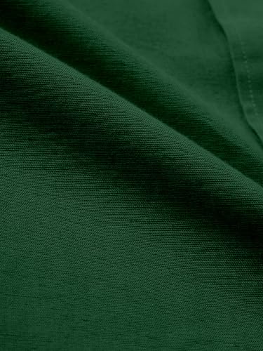 Image of Men's Linen Cotton Casual Shirt | Regular Fit Plain Shirt for Men | Long Sleeve Shirt for Casual & Formal Wear