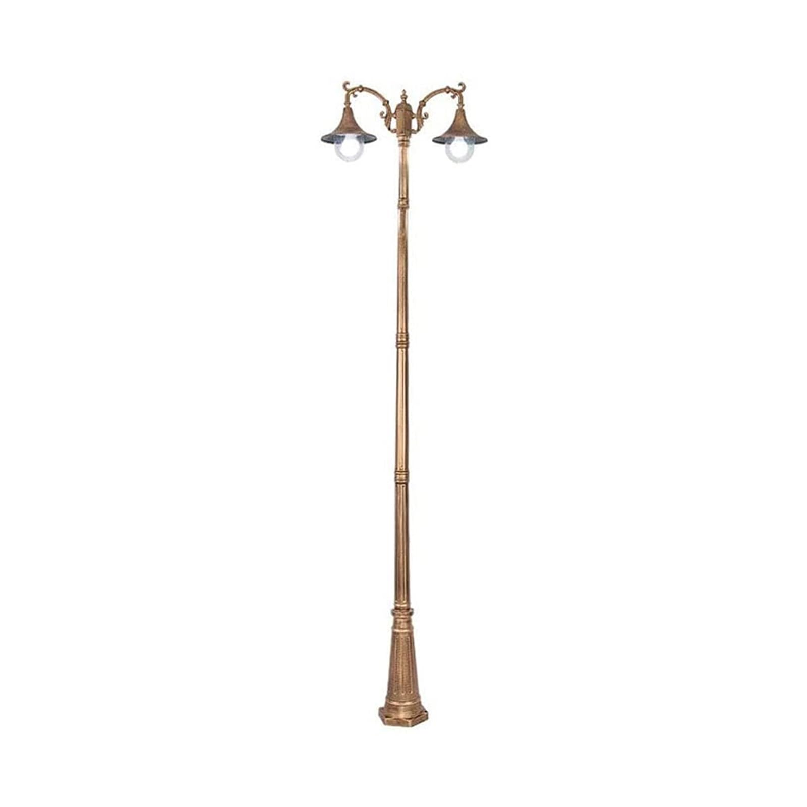 QUSYZD Solar Post Lights Outdoor Lamp Post Light, Outdoor Lamp Post Light Anti-Rust Aluminum Pillar Light Waterproof Street Lights Villa Garden High Pole Lamp Courtyard Garden,Height 230cm