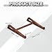 PATIKIL Wooden Laptop Keyboard Stand, 1-Pack Pine Wood Laptop Notebook Holder Ventilated Anti-Slip for 10-15 Inch Notebook/Tablet Desk Compact Cooling, Retro Color