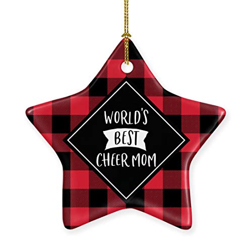 World's Best Cheer Mom Ornament