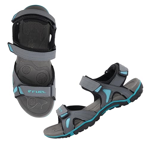 Image of FUEL Jordan Men's Outdoor Adventure Sandals in Anti-Skid Sole with Velcro Strap Lightweight & Durable Comfort Fit Footwear