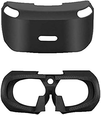 Soft VR Headset Anti-Slip Skin Silicone Rubber Cover Protective Case 3D Eye Shield for Playstation PS4 VR PSVR Virtual Reality Glasses Controller