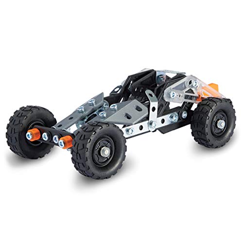 41L9ISkDEbL MECCANO - 4X4 SUV DE Course 10 MODÈLES - 10 Modèles Différents de Véhicules A Construire avec Direction et Suspensions - 225 Pièces Et 2 Outils - Jeu de Construction - Jouet Enfant 8 Ans et +