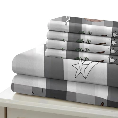 Parure de lit animaux de dessin animé en microfibre premium 3D - 7