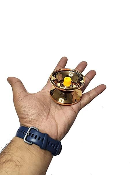 Children's Joy High-Speed Metal Yo-Yo Spinner Toy | Gloss Finish Classic YoYo for Kids & Adults | 1 Pc YoYo (Color May Vary) | Smooth Spinning Make in India Toy for Fun, Balance & Skill Play