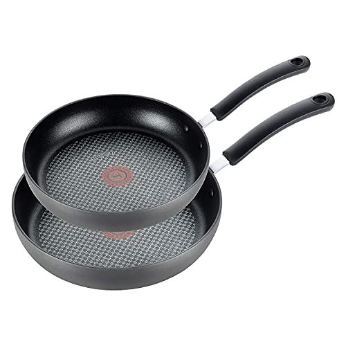 Comparison: Best T Fal Total Nonstick 3 T-fal Ultimate Hard Anodized Nonstick Fry Pan Set 2 Piece, 8, 10 Inch, Oven Broiler Safe 400F, Kitchen, Cookware, Pots and Pans Set Non Stick, Frying Pans, Dishwasher Safe, Black