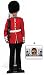 Produktbild Queen Elizabeth II bewachen Königlicher Gardist Lebensgrosse Pappaufsteller - mit 25cm x 20cm foto