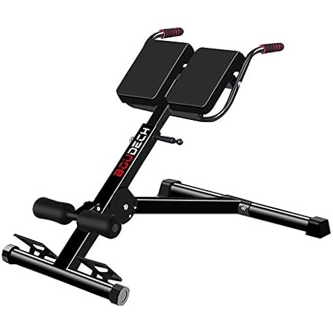 Multifunction Roman Fitness Bench for crunch and abdominal hyperextensions with adjustable inclination and height and fully resealable Cover