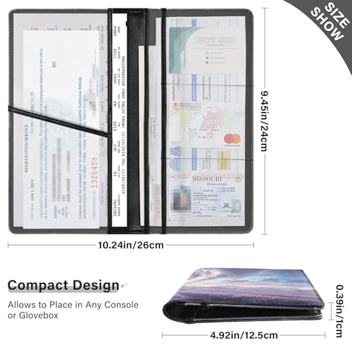 Organizador de Documentos para Auto PU miniatura 3