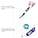 Digital Thermometer, Soft Head Rectal and Oral Thermometer for Adults and Babies, Precision Thermometer for Fever - Accurate and Fast Readings with Fever Indicator (Blue)