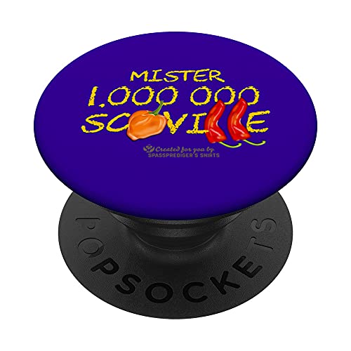 Chiles y la divertida frase Mister 1.000 000 Scoville PopSockets PopGrip Intercambiable