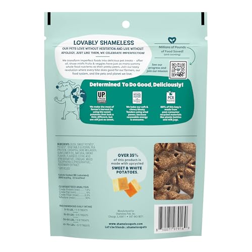 Image of Shameless Pets Soft & Chewy Dog Treats, Lucky Ducky Meaty Tenders, 8oz - Real Duck is 1st Ingredient - Grain Free, No Corn or Soy - Digestive Support - for Small, Medium & Large Dogs