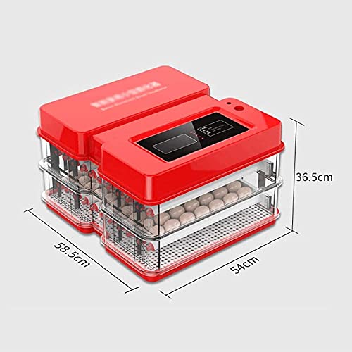 Broedeieren incubator 128 eieren Digitale Mini Automatische Incubator met Turner voor het uitkomen van Turkije Goose… - Afbeelding 3