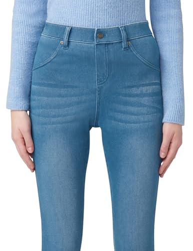 HUE Ultra Soft High-Waist Denim Capri Leggings — view 4