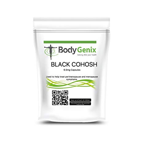 Black Cohosh 6.5mg Capsules - Bodygenix UK - Fast Free Delivery UK (30)