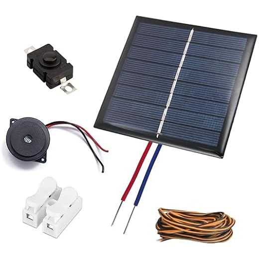 Monocrystalline Silicon Solar Panel Kit 6V