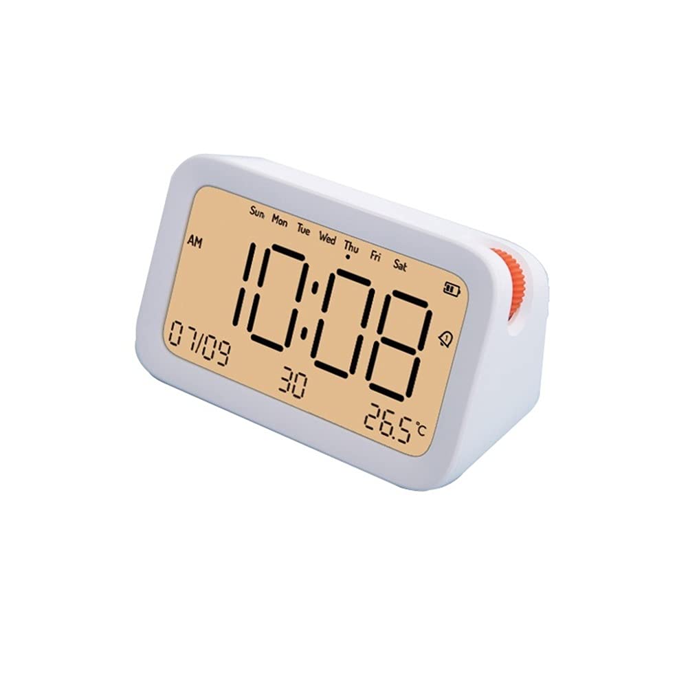 Digitaler Wecker Sound Control Temperatur Datum Anzeige LED Wecker Helligkeit Einstellbare Tischuhr