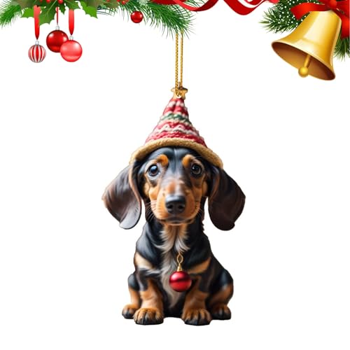 Weihnachtsschmuck Dackel Weihnachtsdeko Christmas Decorations Hund...