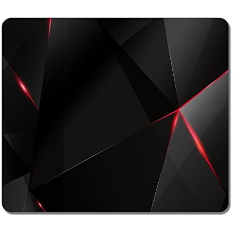 Creative Painting Custom Rectangle Black And Red Abstract 07 Large Mouse Pad Durable Mouse Mat Gaming Mouse Pad Cover