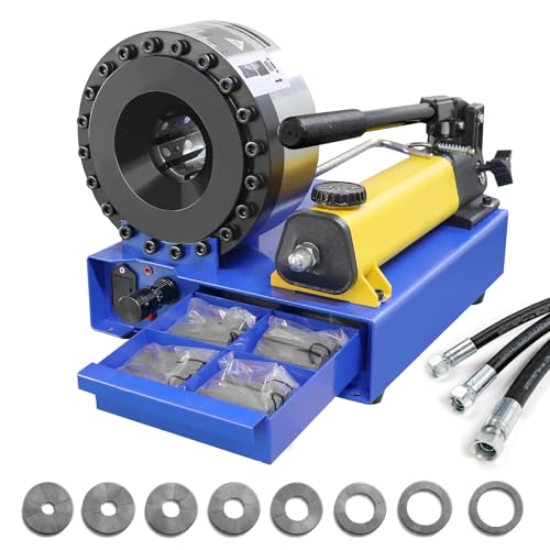 LABFENG Hose Crimper with 8 Sets of Dies High Pressure...