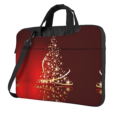 Sac d'ordinateur portable imprimé arbre doré pour voyage et bureau
