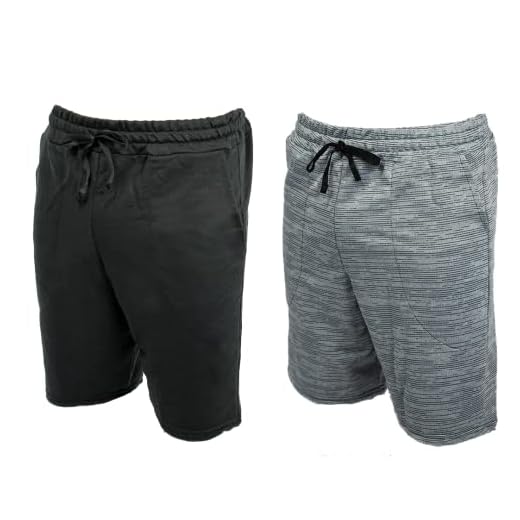 KIT 2 Bermuda Masculina LegBrasil Shorts Moletom Academia Fitness (PRETO-CINZA, M)