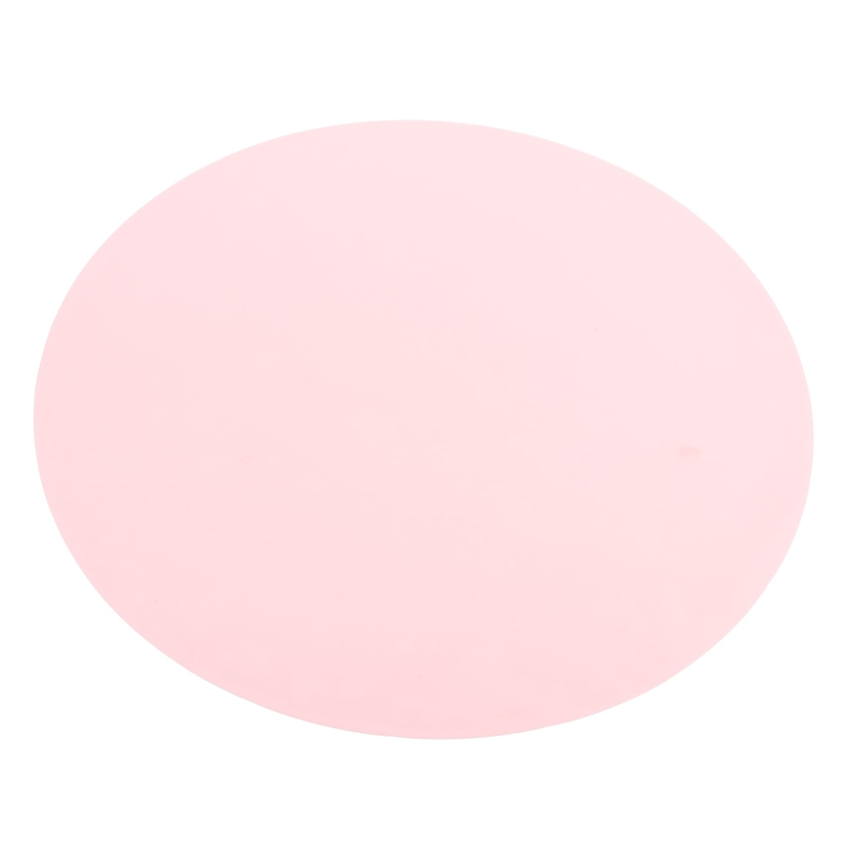 Abaodam 1Pc Round Silicone Pet Food Mat Leakproof Feeding Placemat Heat Insulated and Cats Keeps Floors for Mealtime Pink