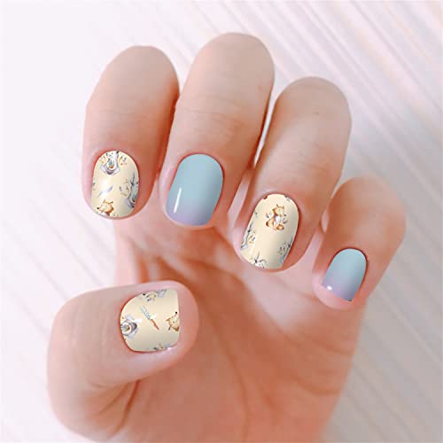 Wokoto 16 Sheets Flowers Leaves Nail Stickers For Acrylic Nails Flowers Maple Leaf Nail Polish Strips Stickers Full Nail Wraps For Women With Nail File Press On Nail Polish Stickers Nail Art Wraps #TOP7