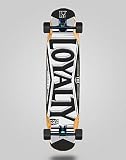  Loyalty Skate Skateboard Longboard Complete Mix Bamboo 38x8.45 Label Black