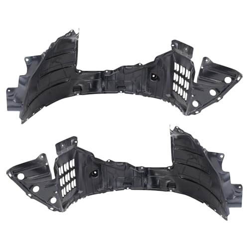 Image of TRQ Driver and Passenger Side Inner Fender Liner Set Compatible with 2015-2020 Infiniti QX60 and Nissan Pathfinder