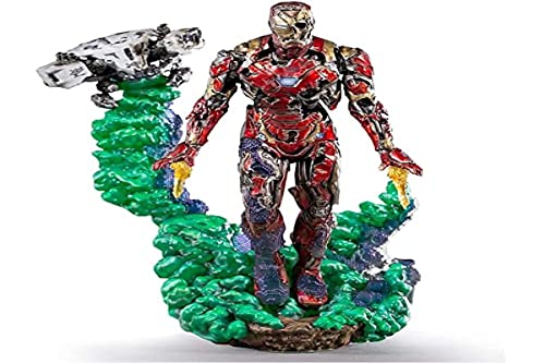 Iron Studios- Figura BDS Art Scale 1/10 Marvel Spider Iron Man Illusion (Kli087)