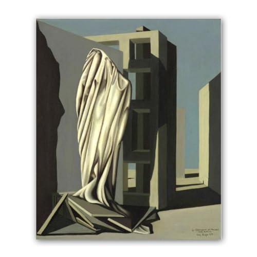 Toile d'art abstrait Les Sept Dormants 40x48cm pour habiller un mur blanc vide