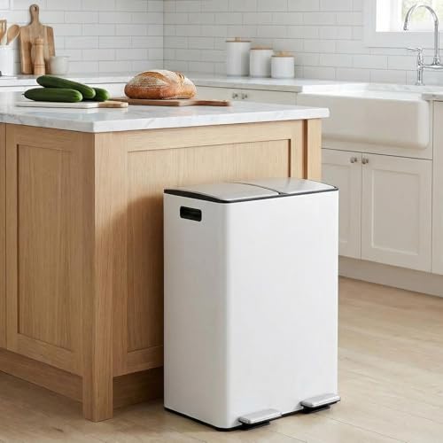 Basurero de Cocina GarveeHome de Acero Inoxidable 16 Galones